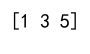 NumPy array删除元素