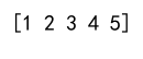 NumPy array删除元素