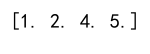 NumPy array删除元素