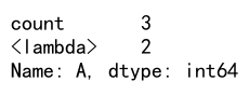 pandas agg count rows