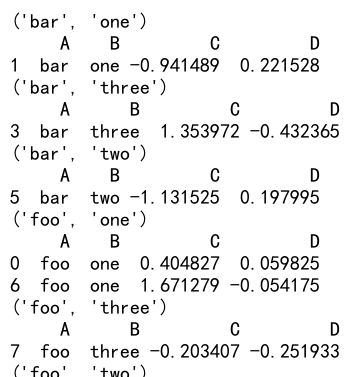 pandas dataframe的groupby方法