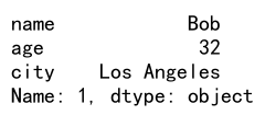 pandas dataframe loc iloc函数的使用方法