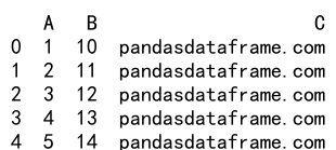 pandas append columns