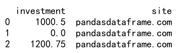 Pandas中使用astype将数据转换为Decimal类型