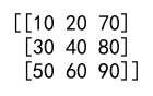 向 NumPy 数组添加列