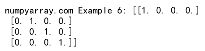 创建 NumPy 数组