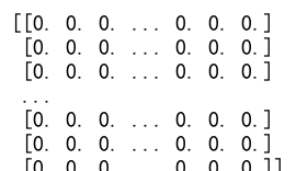 初始化一个空的 NumPy 数组