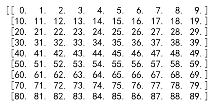 初始化一个空的 NumPy 数组