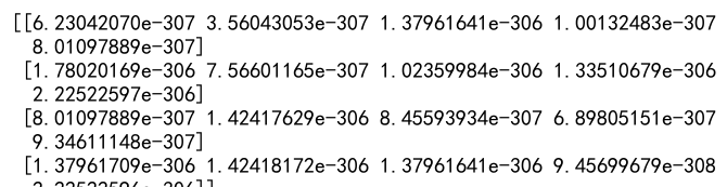 初始化一个空的 NumPy 数组