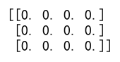 初始化空的 NumPy 数组