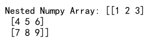 如何将 Python 的列表转换为 Numpy 数组