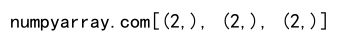 Numpy Array Shape 的详细介绍