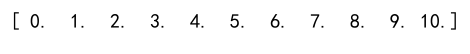 如何在使用numpy.arange() 时包含终点值