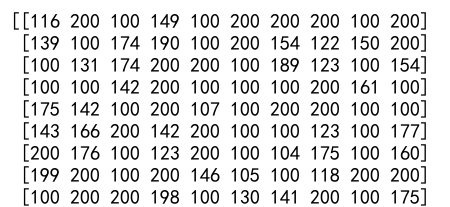 Numpy Clip 函数