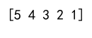 如何使用 Numpy 来实现数组的反转