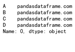 Pandas iloc用法