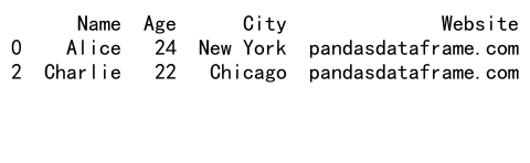 如何使用pandas对DataFrame进行筛选操作