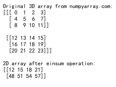 NumPy数组降维：从3D到2D的高效转换技巧