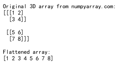 NumPy数组降维：从3D到2D的高效转换技巧