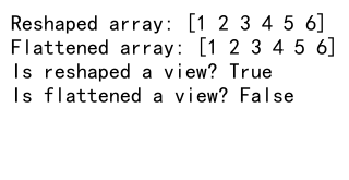 NumPy数组降维：使用flatten和reshape实现特定维度的展平操作