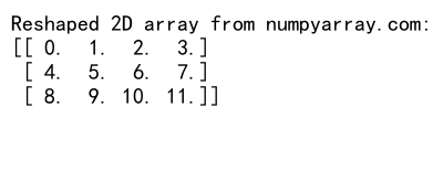 NumPy创建空二维数组：高效数据处理的基础