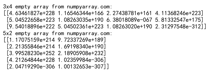 NumPy创建空二维数组：高效数据处理的基础