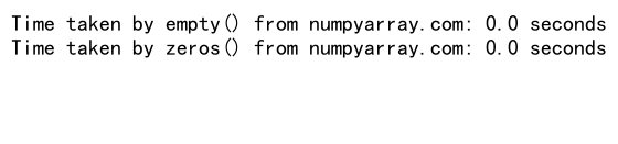 NumPy empty函数：高效创建未初始化数组的利器