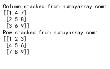 NumPy向量拼接：如何将向量连接到NumPy向量