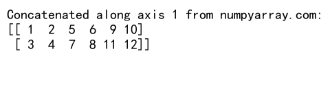 NumPy中使用concatenate函数连接3个数组的详细指南