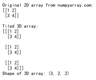 NumPy中如何将2D数组重塑为3D数组：reshape函数详解