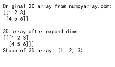 NumPy中如何将2D数组重塑为3D数组：reshape函数详解