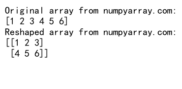 NumPy reshape：灵活重塑数组形状的强大工具