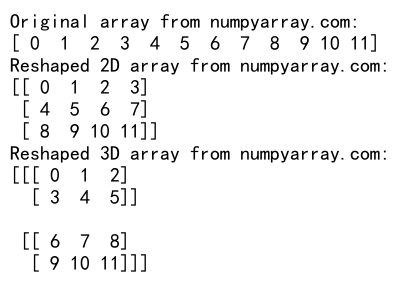 NumPy reshape：灵活重塑数组形状的强大工具