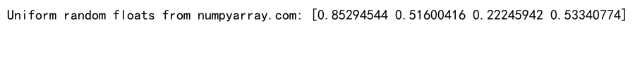 NumPy随机浮点数生成：全面掌握numpy.random模块的浮点数操作