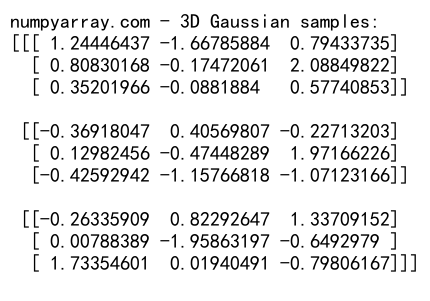 NumPy随机高斯分布：全面解析与应用