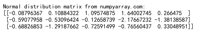 NumPy随机矩阵生成与操作：全面指南