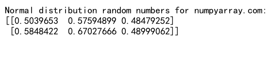 NumPy生成0到1之间随机数的全面指南