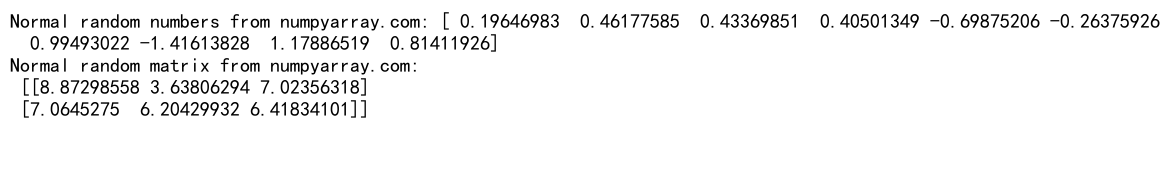 NumPy随机数生成器：全面解析与实用示例