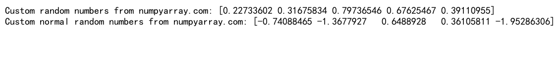 NumPy随机数生成器：全面解析与实用示例