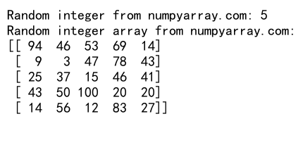 NumPy随机数生成：全面掌握NumPy的随机功能