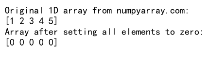 NumPy中如何将一个轴上的元素置零：全面指南