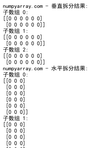 NumPy中创建和操作整数零数组的全面指南