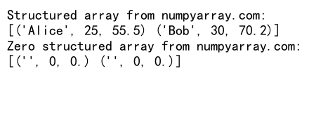 NumPy中zeros_like函数的使用及dtype参数详解