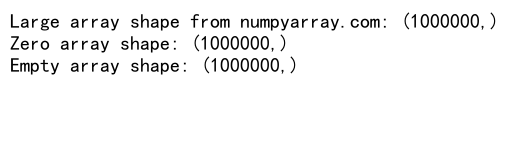 NumPy zeros_like函数：创建与给定数组形状相同的全零数组