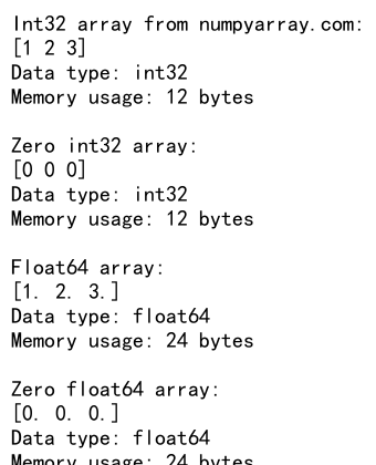 NumPy zeros_like函数：创建与给定数组形状相同的全零数组