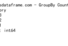 Pandas GroupBy Count：高效数据分组统计的利器|极客教程