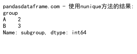 Pandas GroupBy Count：高效数据分组统计的利器