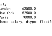 Pandas GroupBy：数据分组与聚合的强大工具|极客教程