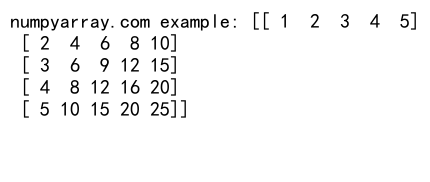 NumPy arange函数创建二维数组的全面指南