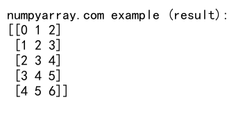 NumPy arange函数：创建等差数列数组的强大工具